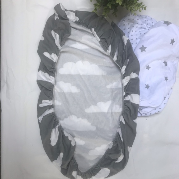 NWOT Bear’s little fish 3-pack of bassinet sheets - Picture 5 of 6